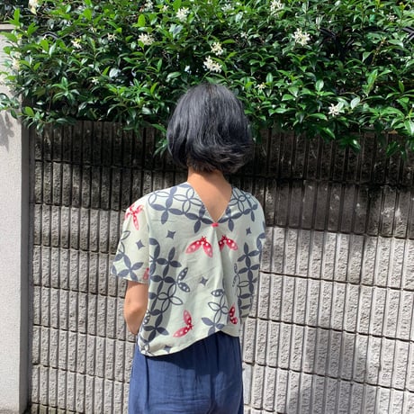 天道虫吉祥てぬぐい　てんとうむし七宝つなぎ　６色