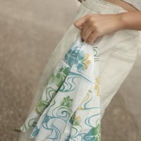 manahiてぬぐい　流水紋と蓮天道