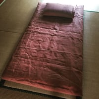柿渋リネンの フラットシーツと枕カバー