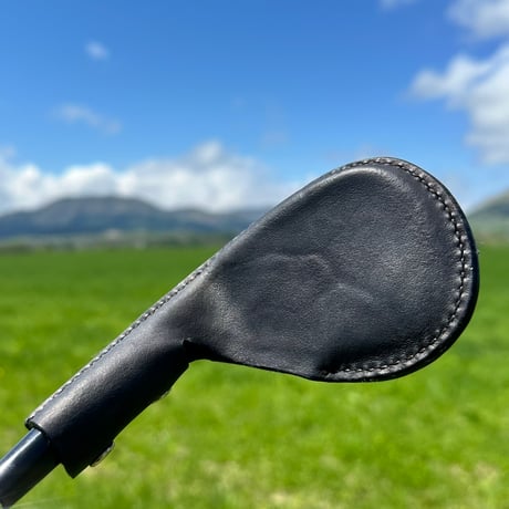 HAYABUSA WEDGE専用本革ヘッドカバーAW・SW単品限定ブラック