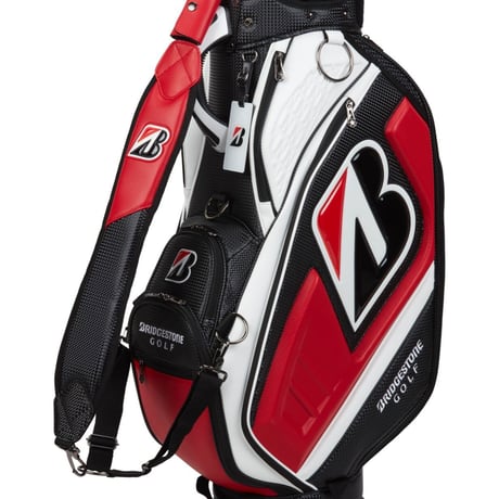完全限定生産　BRIDGESTONEゴルフ　ツアーレプリカキャディバッグ コーポレートカラー