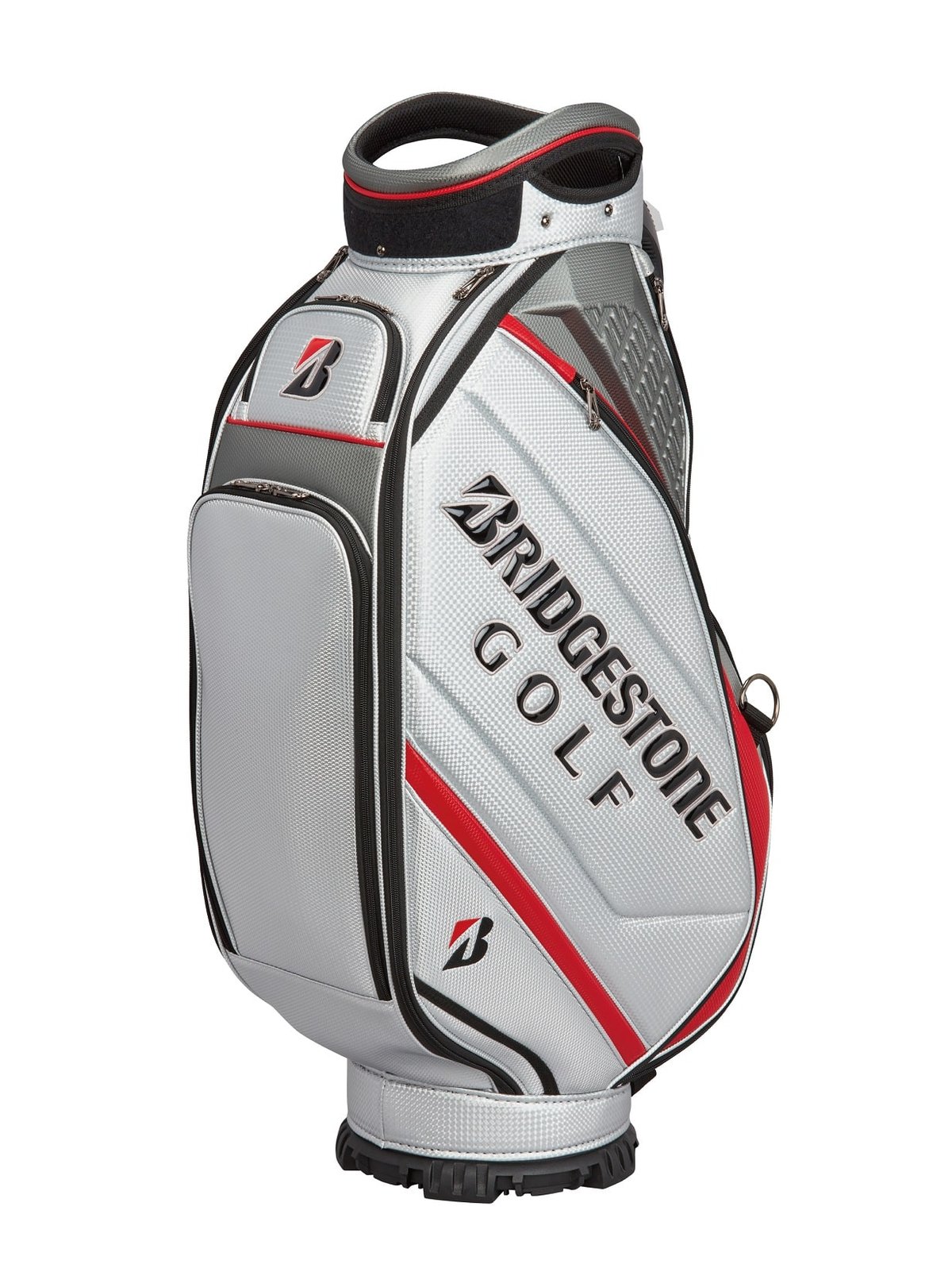 BRIDGESTONEゴルフ ツアーレプリカキャディバッグ シルバー | Bose Iron