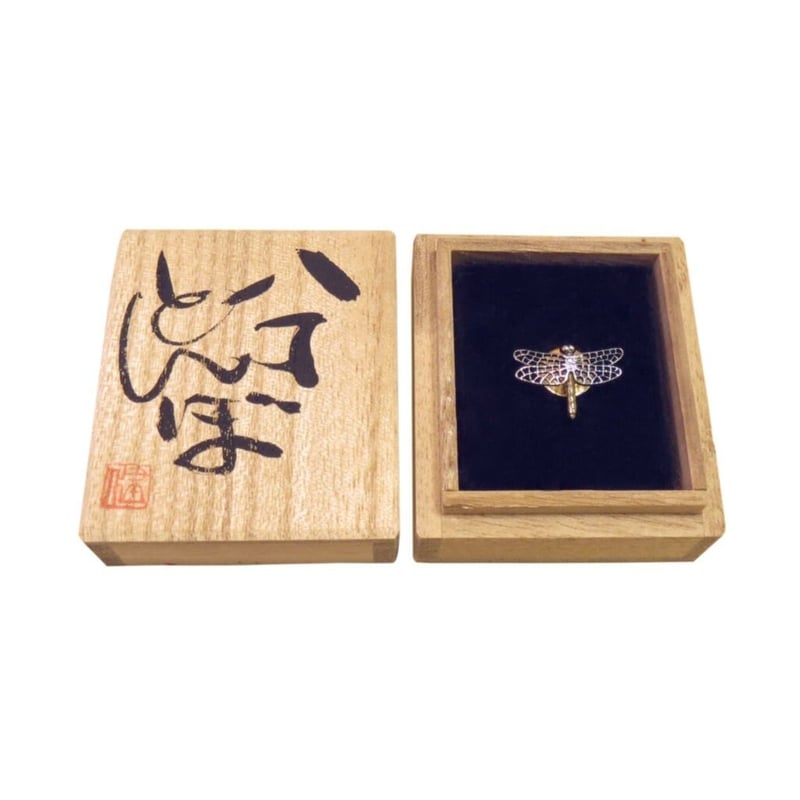 ピンブローチ：八丁とんぼK18・緋銅 (泉健一郎 作) | EI-Trade