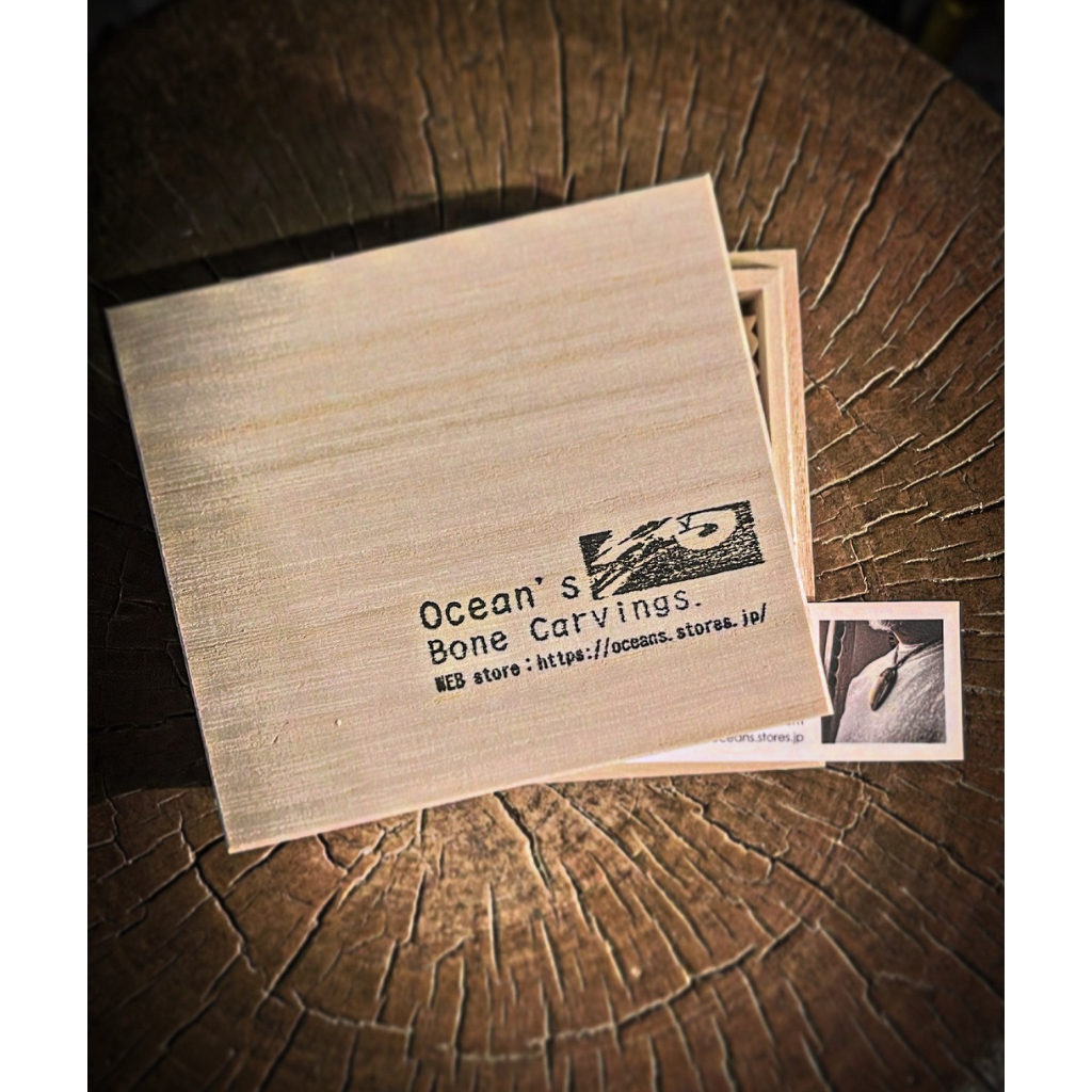 ボーンカービング鯨歯TIKI WL-367 | Ocean's Bone Carvings
