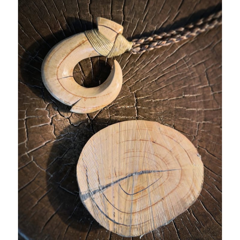 ボーンカービング マンモス牙HOOK MT-268 | Ocean's Bone Carvings