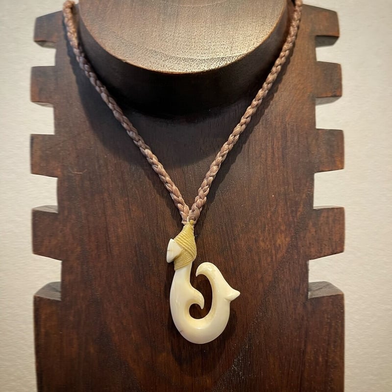 ボーンカービング セイウチ牙HOOK WA-86 | Ocean's Bone Carvings