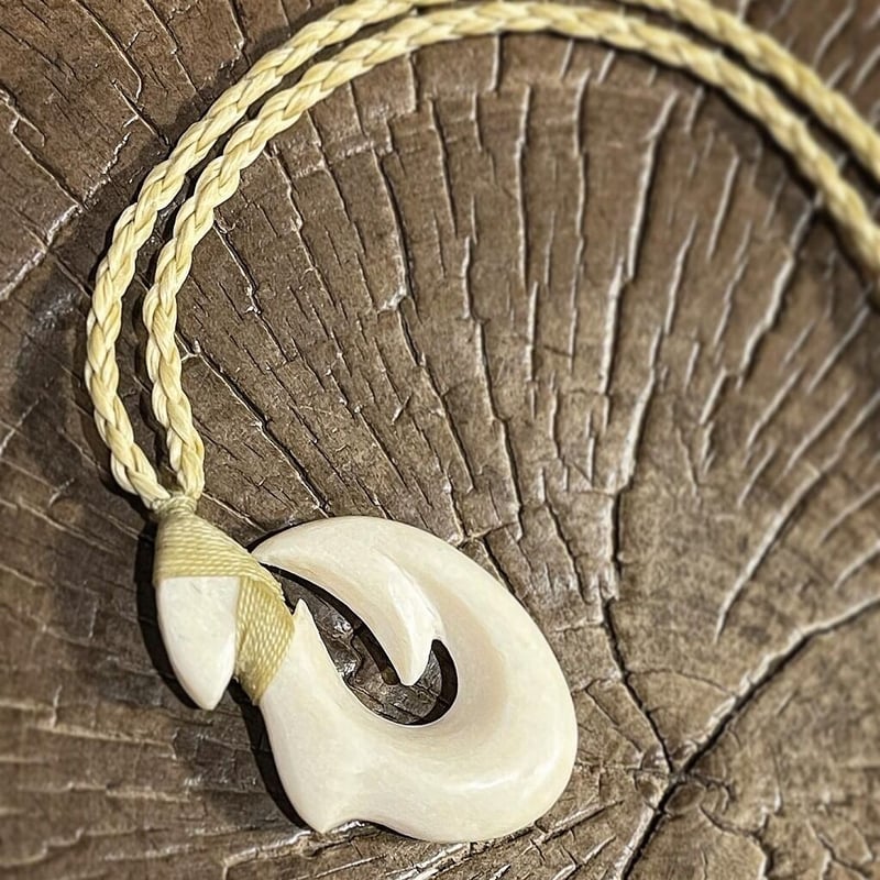 ボーンカービング鯨骨HOOK WB-143 | Ocean's Bone Carvings