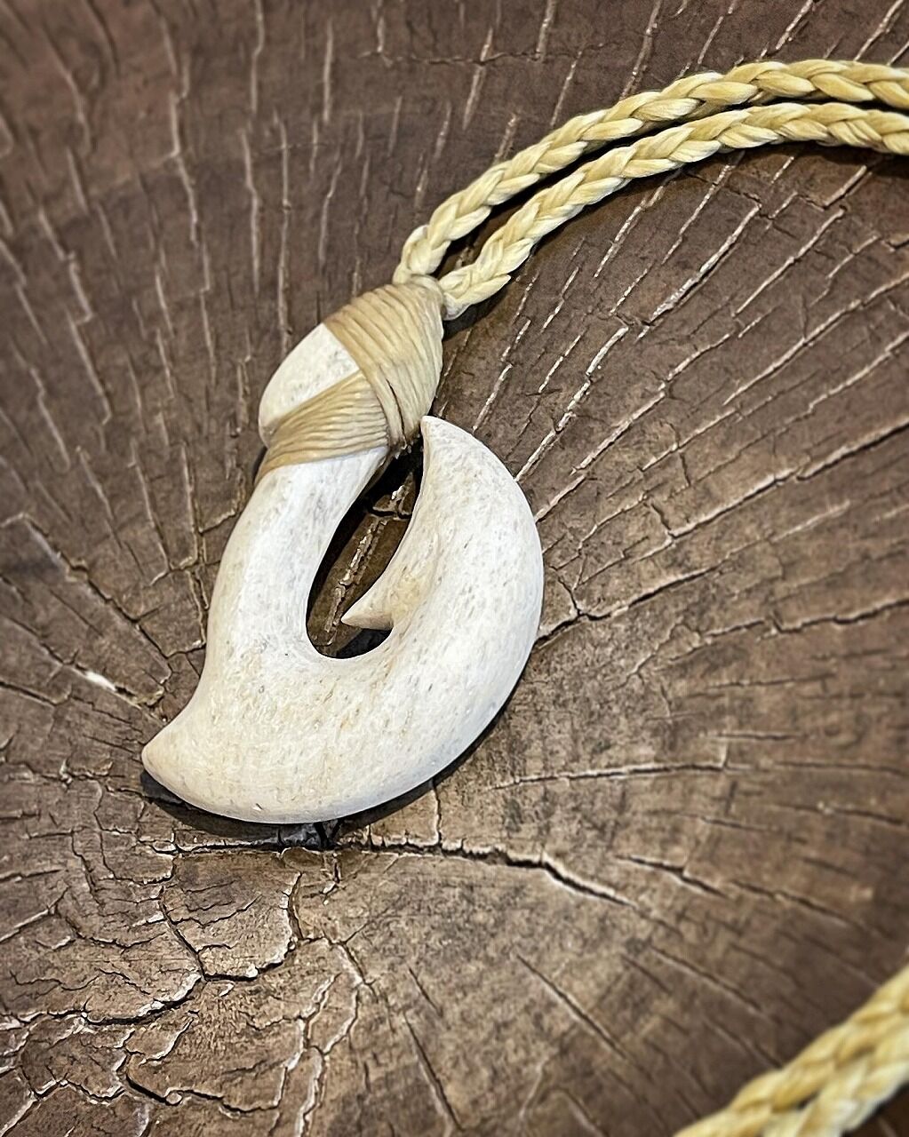 ボーンカービング鯨骨HOOK WB-148 | Ocean's Bone Carvings