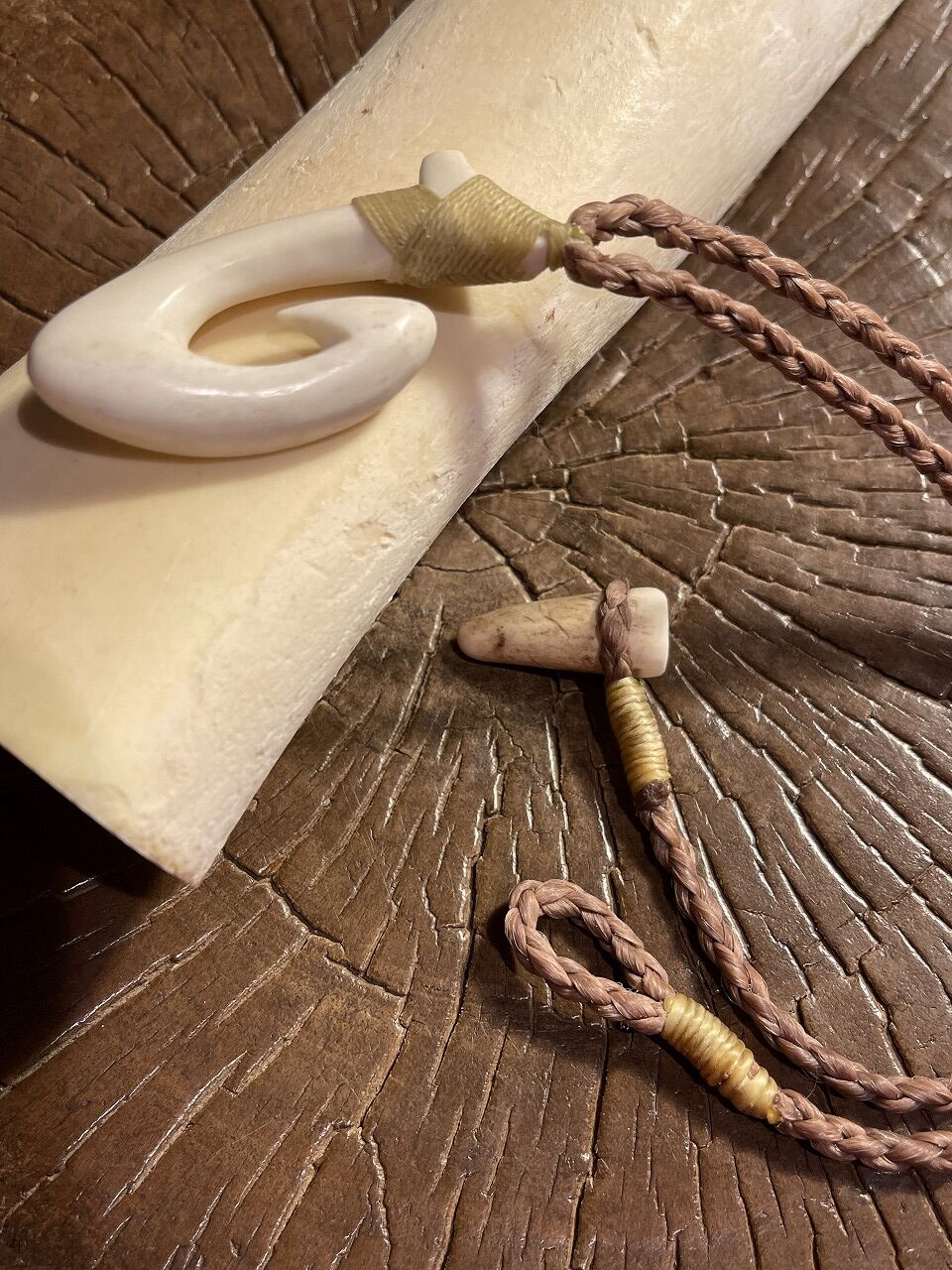 ボーンカービング牛骨HOOK CB-95 | Ocean's Bone Carvings