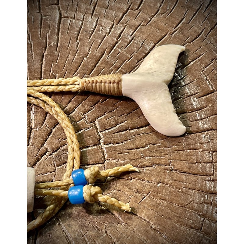 ボーンカービング鯨骨ホエールテール WB-372 | Ocean's Bone Carvings