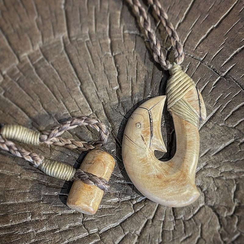 ボーンカービング マンモス牙HOOK MT-179 | Ocean's Bone Carvings