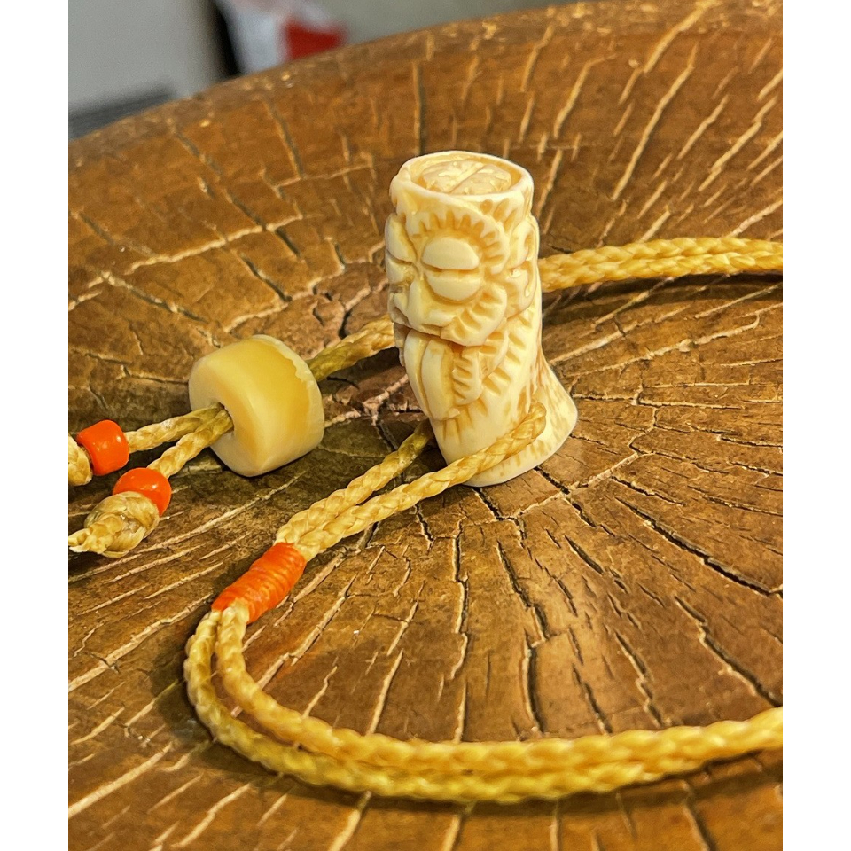 天然素材　鯨歯と鯨歯風　イヤリング4セット original