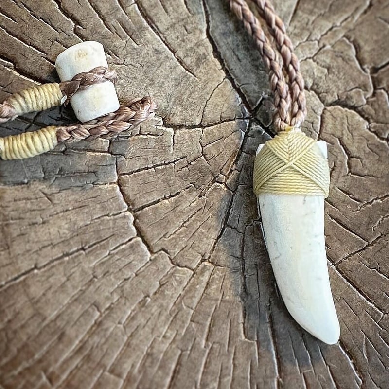 鹿角ネックレス DH-191 | Ocean's Bone Carvings