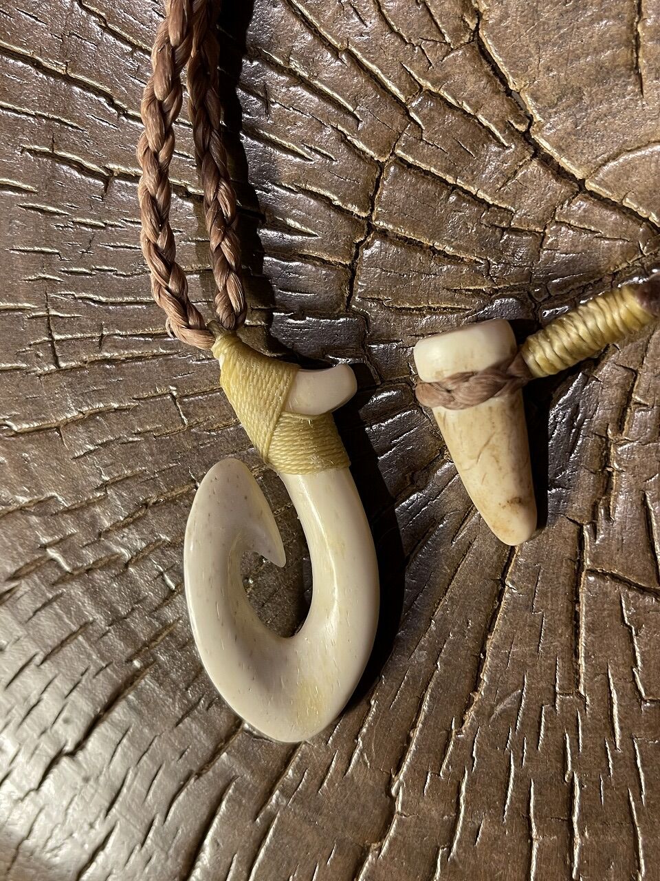 ボーンカービング牛骨HOOK CB-95 | Ocean's Bone Carvings