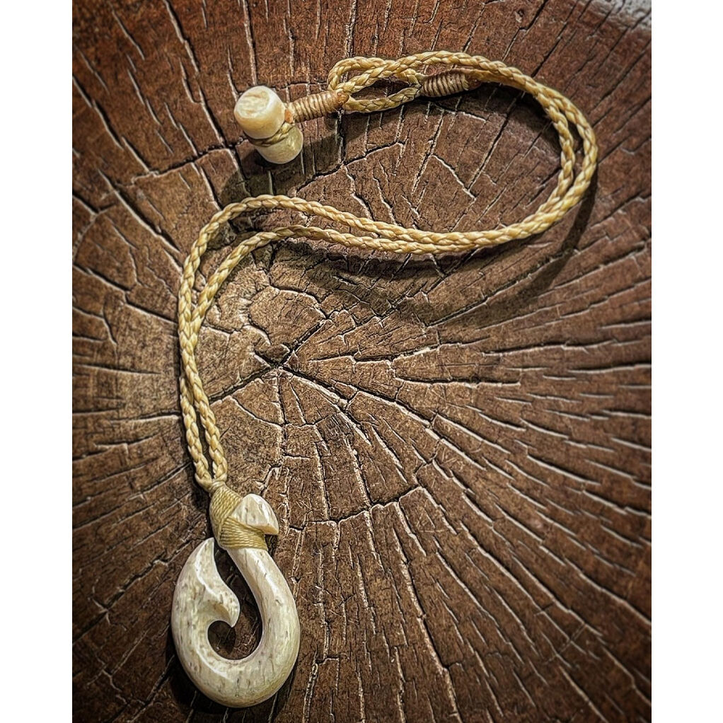 ボーンカービング鯨骨HOOK WB-227 | Ocean's Bone Carvings