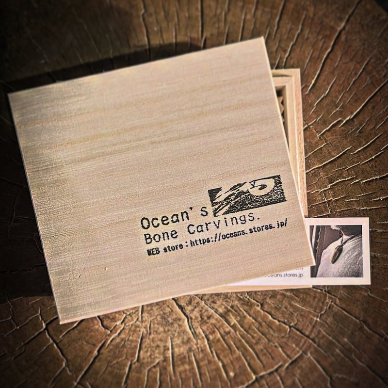 カモシカ角ネックレス AL-280 | Ocean's Bone Carvings
