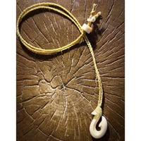 ボーンカービング鯨骨HOOK WB-390