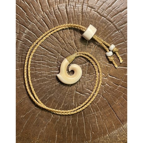 ボーンカービング鯨歯HOOK WL-370