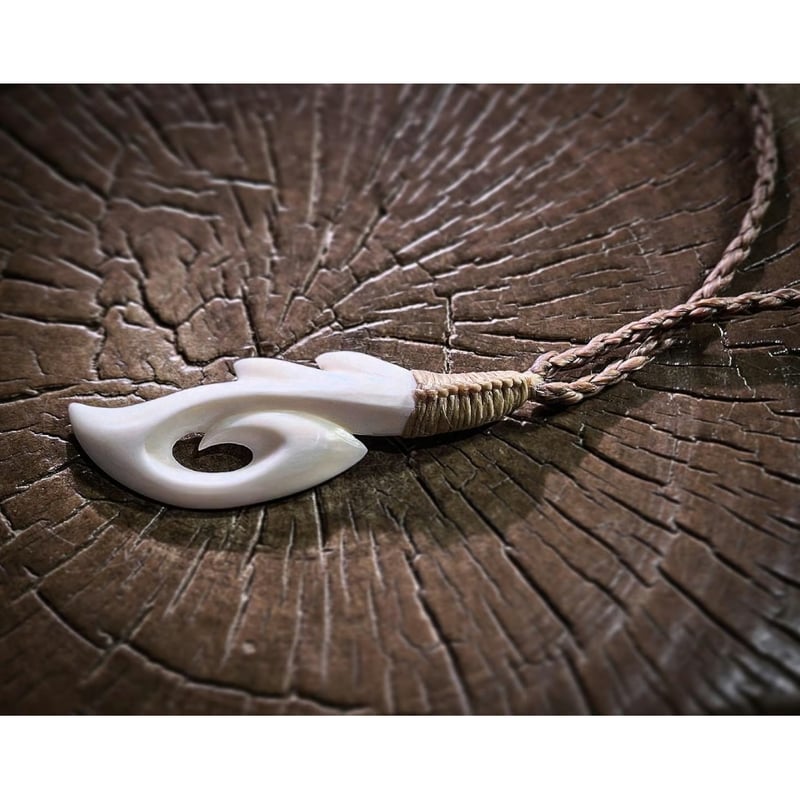 ボーンカービング セイウチ牙(海象牙) HOOK WA-315 | Ocean's Bone