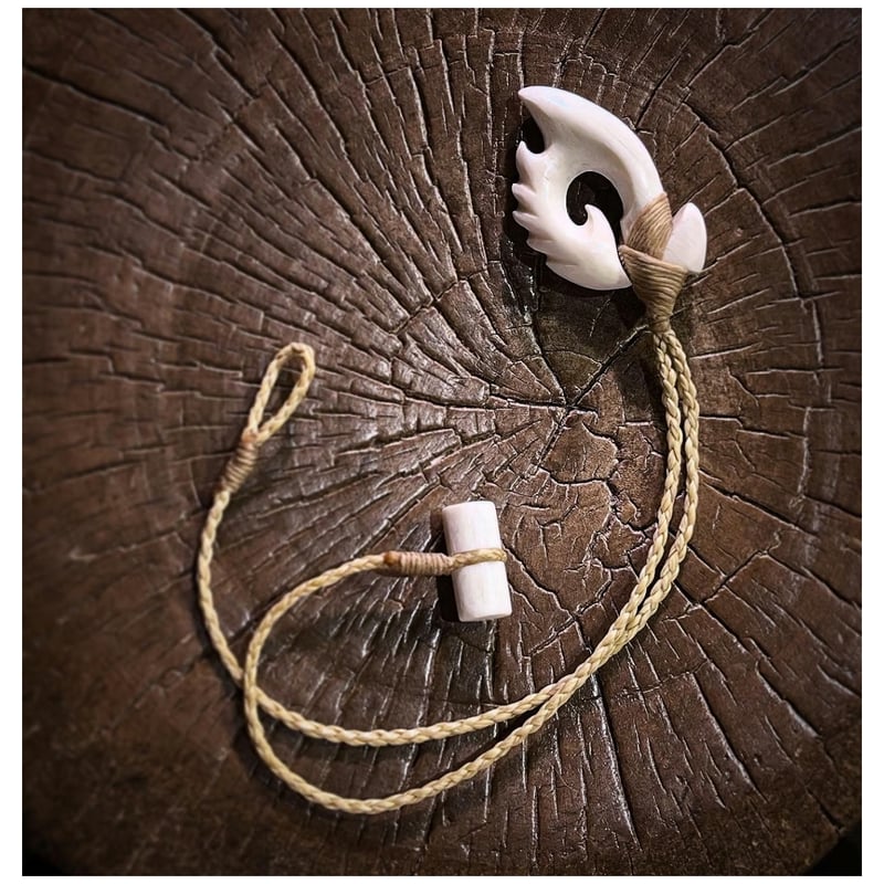 ボーンカービング鯨骨HOOK WB-321 | Ocean's Bone Carvings