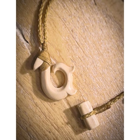 ボーンカービング鯨骨HOOK WB-415