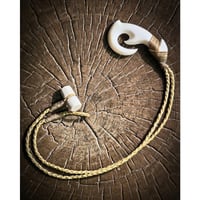 ボーンカービング　セイウチ牙（海象）HOOK 　WA-288