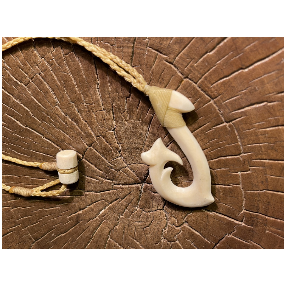 ボーンカービング牛骨HOOK CB-245 | Ocean's Bone Carvings