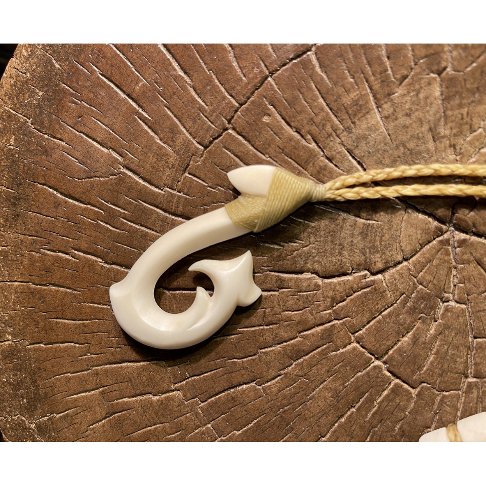 ボーンカービング牛骨HOOK CB-245 | Ocean's Bone Carvings