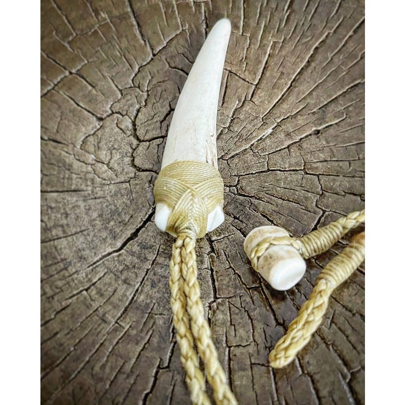 鹿角ネックレス DH-194 | Ocean's Bone Carvings 鹿角ネックレス DH-194 | Ocean's Bone Carvings