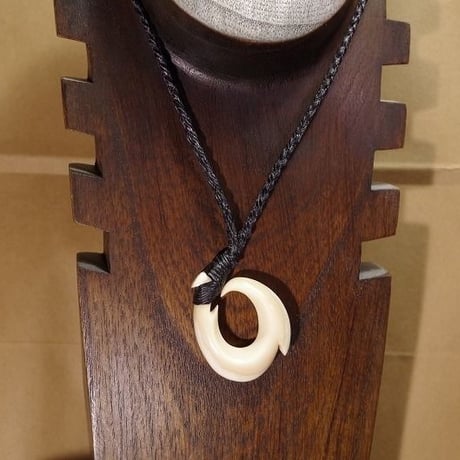 ボーンカービング鯨歯HOOK WL-33