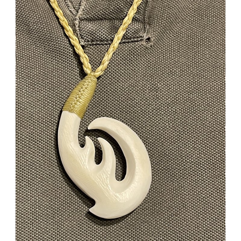 ボーンカービング牛骨HOOK CB-340 | Ocean's Bone Carvings