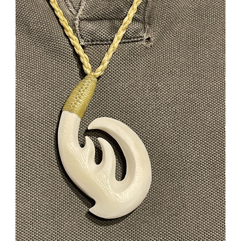 ボーンカービング牛骨HOOK CB-340 | Ocean's Bone Carvings