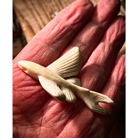ボーンカービング牛骨FLYING FISH CB-341