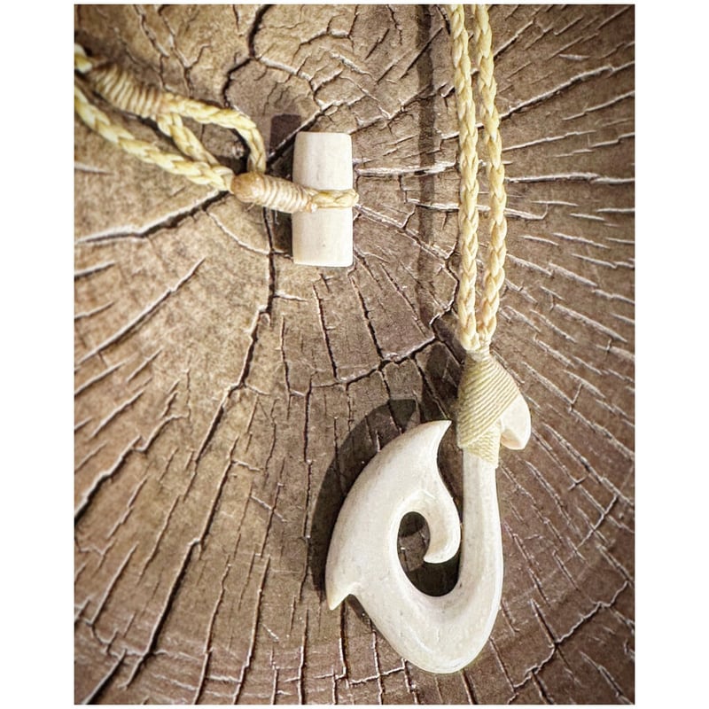ボーンカービング鯨骨HOOK WB-203 | Ocean's Bone Carvings