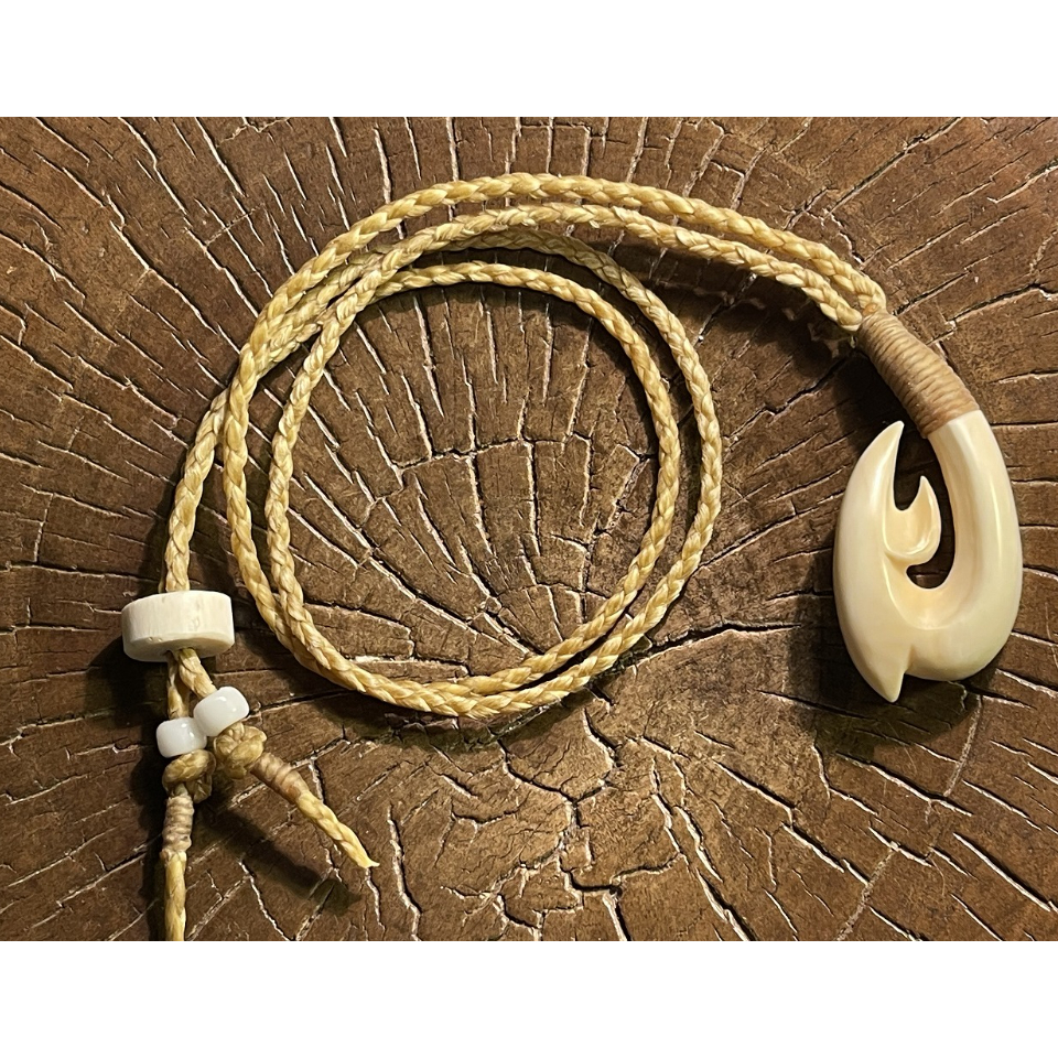 ボーンカービング鯨歯HOOK WL-348 | Ocean's Bone Carvings