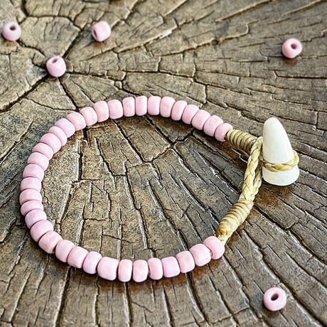 アンティーク　ビーズ　ブレスレット AB-161　(手首～16.5cm)