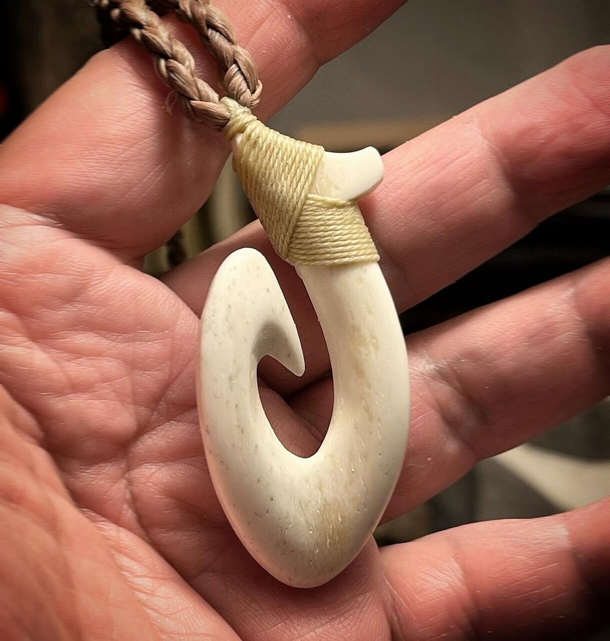 ボーンカービング ボーンカービング牛骨HOOK CB-95 | Ocean's Bone Carvings