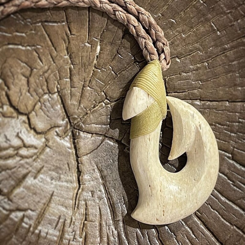 ボーンカービング ボーンカービング鯨骨HOOK WB-156 | Ocean's Bone Carvings