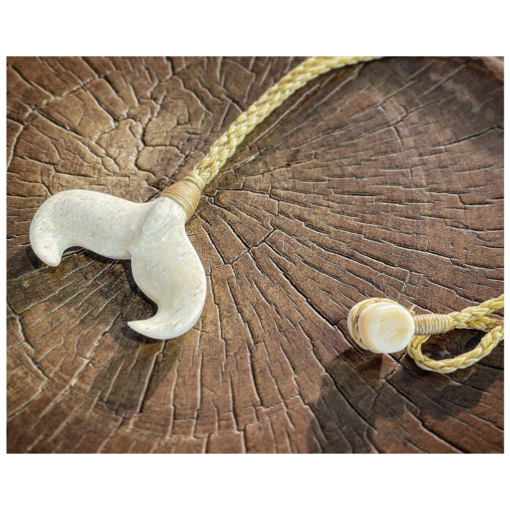 ボーンカービング鯨骨ホエールテール WB-206 | Ocean's Bone Carvings
