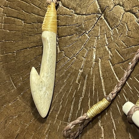 ボーンカービング鯨骨Harpoon head WB-100