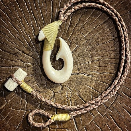 ボーンカービング鯨骨HOOK WB-81