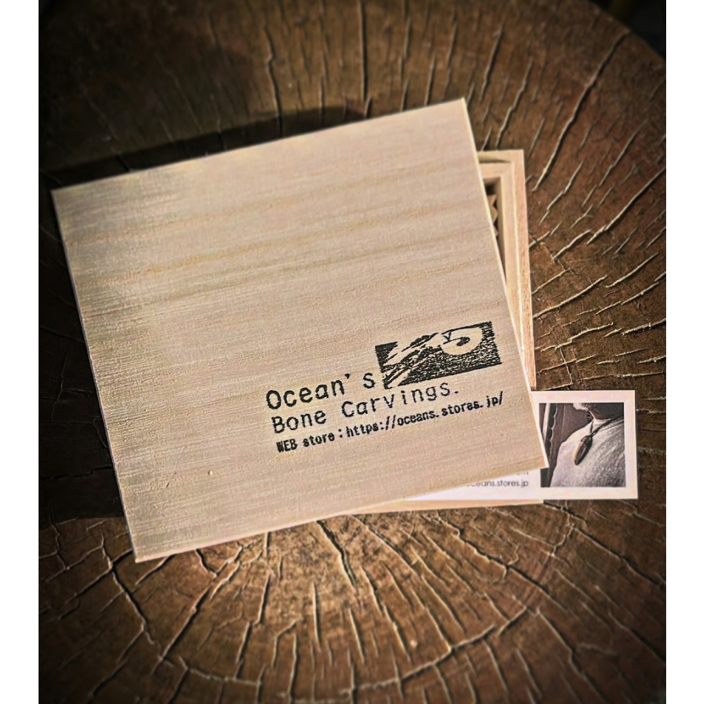 鯨歯 ボーンカービング鯨歯ネックレス WL-323 | Ocean's Bone Carvings