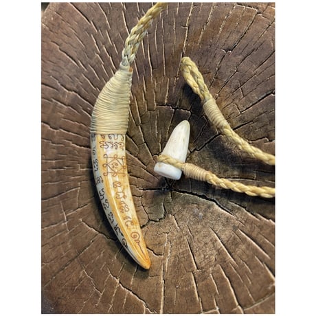 YANT HOG TUSK ネックレス　HT-253