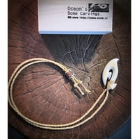 ボーンカービング牛骨HOOKネックレス CB-320