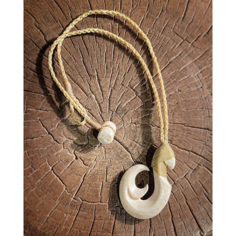 ボーンカービング鯨骨HOOK WB-226 | Ocean's Bone Carvings