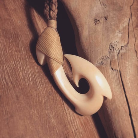 ボーンカービング鯨歯HOOK WL-60