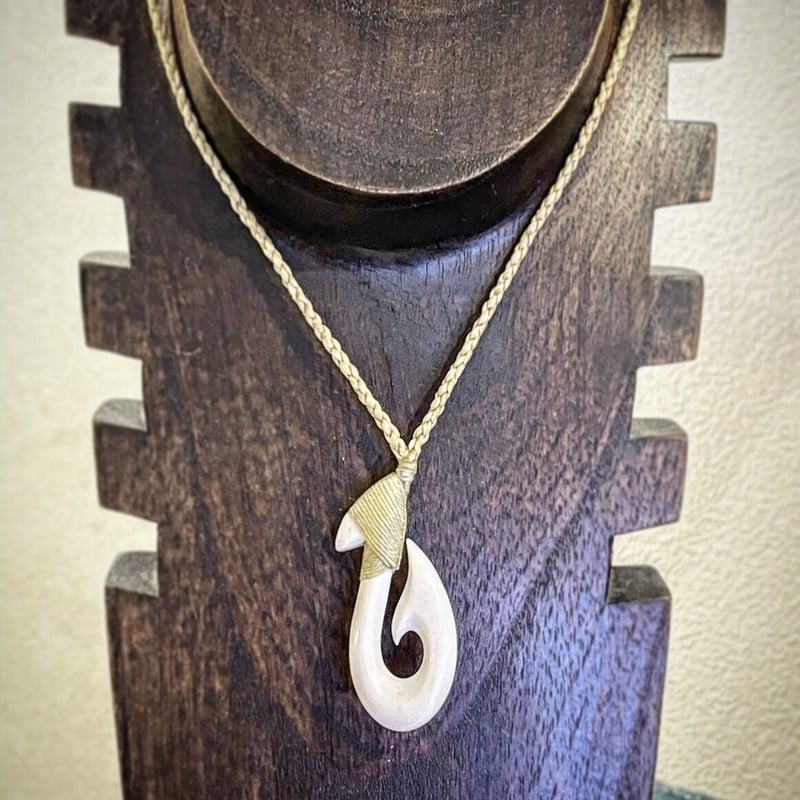 ボーンカービング牛骨HOOK CB-132 | Ocean's Bone Carvings