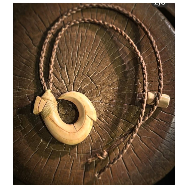 ボーンカービング マンモス牙HOOK MT-268 | Ocean's Bone Carvings ボーンカービング マンモス牙HOOK MT-268 | Ocean's Bone Carvings