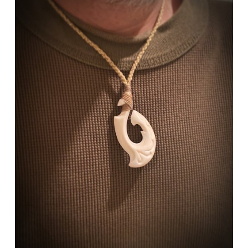 ボーンカービング 牛骨 アクセサリー ボーンカービング牛骨HOOK