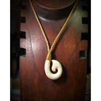 ボーンカービング　セイウチ牙(海象牙)　HOOK 　WA-381
